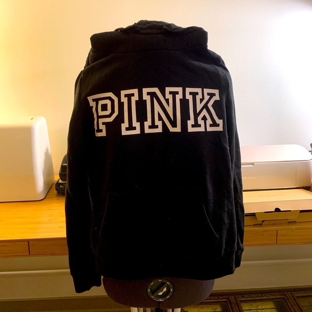 Pink Victoria’s Secret hoodie